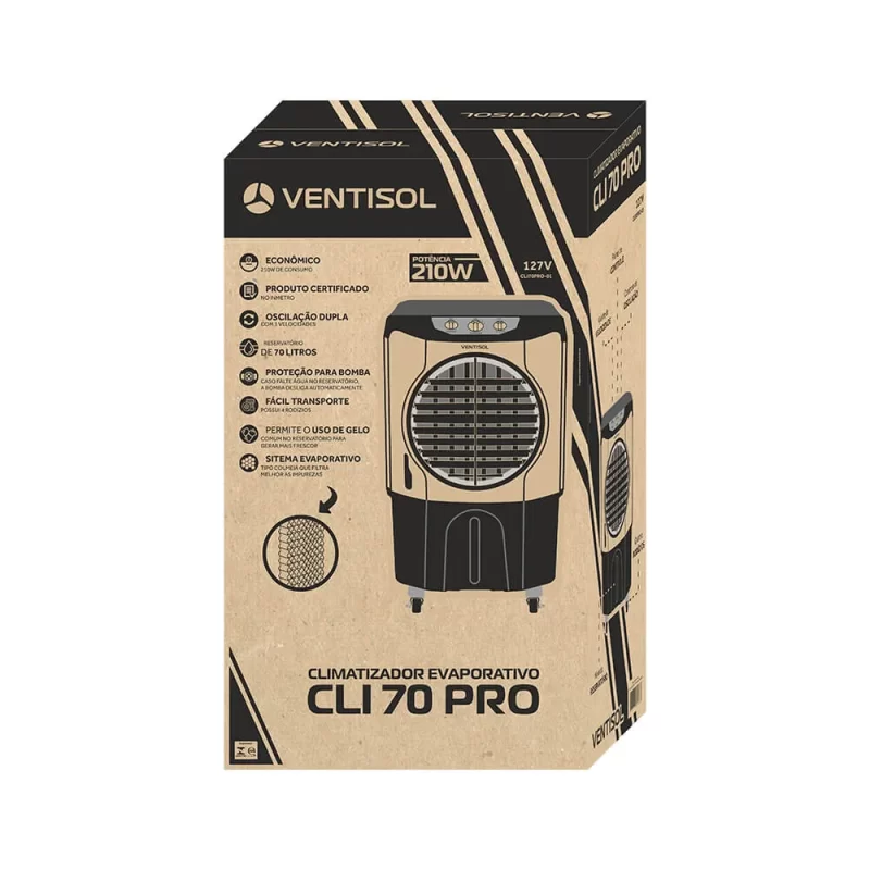 CLIMATIZADOR 70L 220V 210W - VENTISOL
